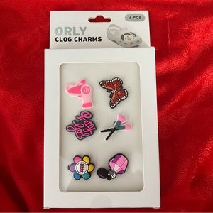 NWT Orly 6 Piece Assorted Croc Charms